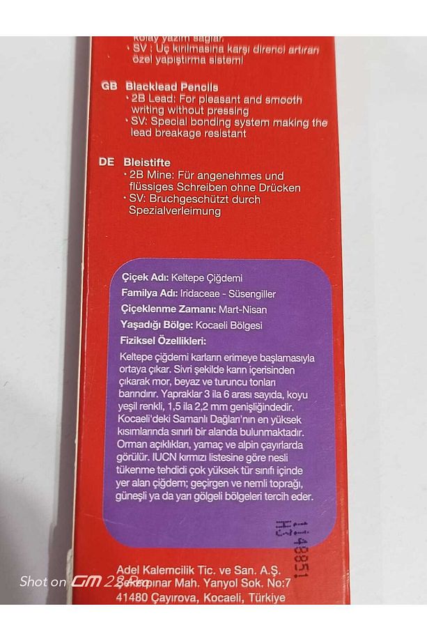 Kurşun Kalem Anadolu Mirası Çiçekler - 4