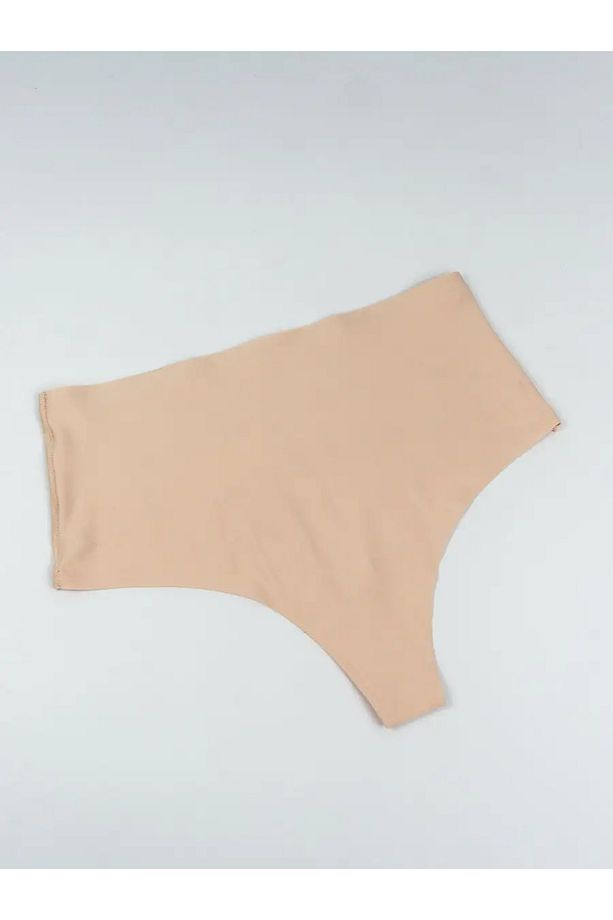 Arpina Model Yüksek Bel İz Yapmayan Slip String Model Sıkılaştırıcı Külot Ten Renk - 6