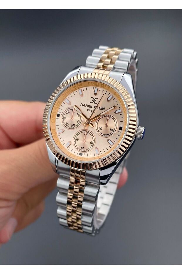 Women's Wristwatch Steel Band Rose Silver Color
