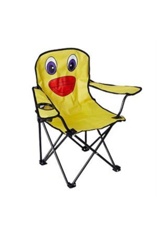 Tek Kişilik Tek Kişilik Civciv Desenli Katlanabilir Çocuk Kamp Sandalyesi Tekli Çocuk Kamp Sandalye - 1