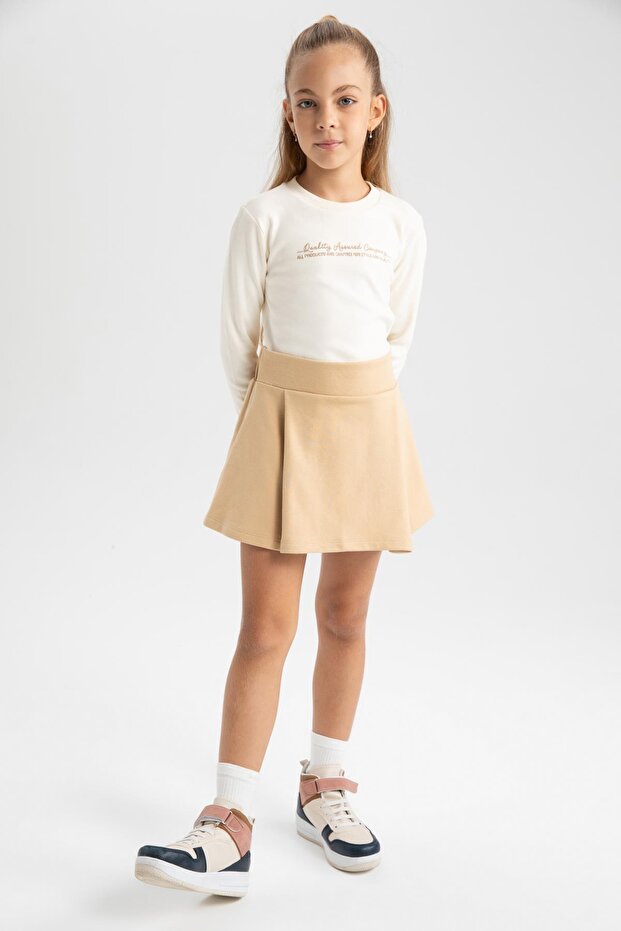Girl's Coool Pleated Skirt B3787a823au