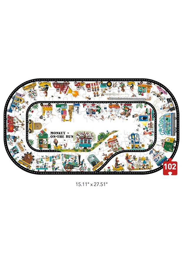 Gift Box Puzzle-KAÇAK MAYMUN - 3