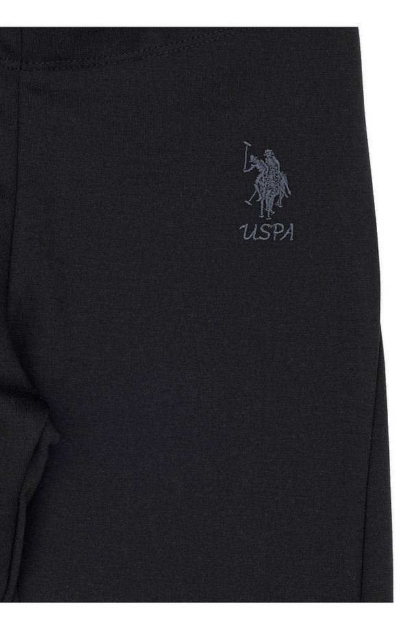 U.S. Polo Assn. Dar Paça Siyah Kadın Eşofman Altı KORSEYKIDS-SK23 - 4