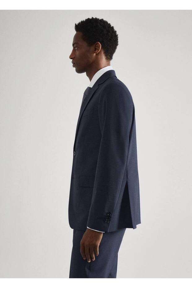Slim Fit Yün Ceket - 7
