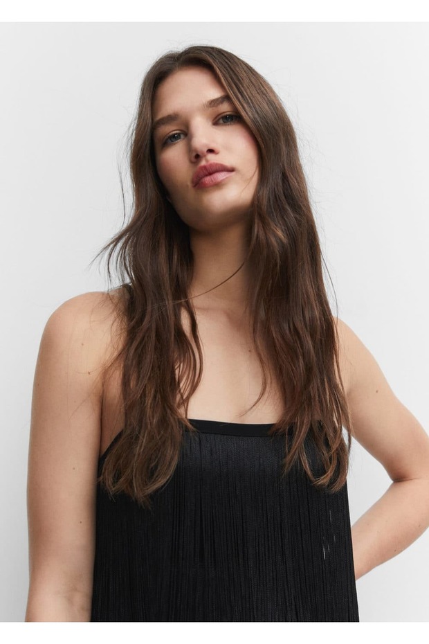 Püsküllü Elbise - 6