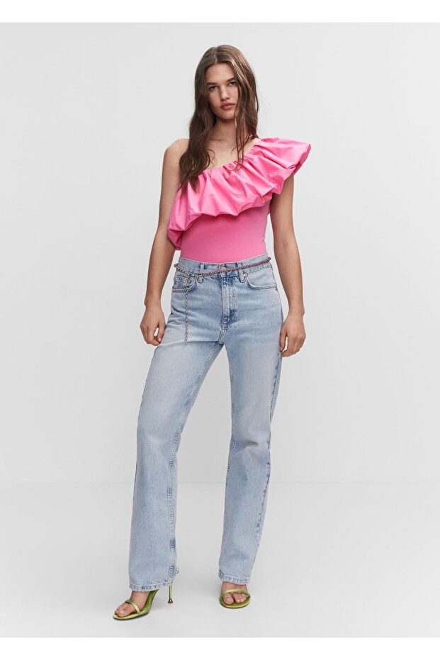 Volanlı pamuklu body - 2