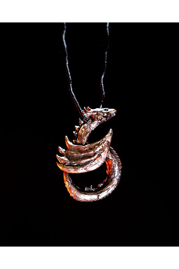 Game of Thrones Drogon Boyalı Kolye - 6
