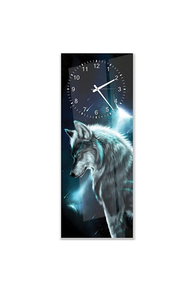 Saatli Neon Kurt Cam Tablo - 4