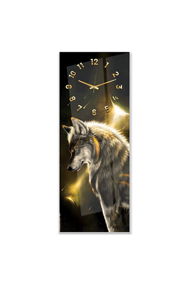 Saatli Neon Kurt Cam Tablo - 3