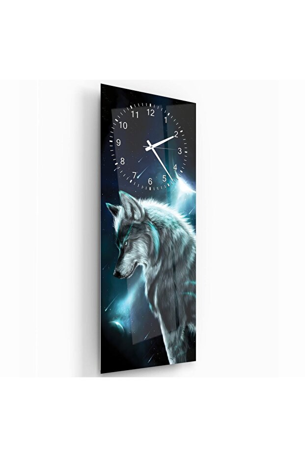 Saatli Neon Kurt Cam Tablo - 2