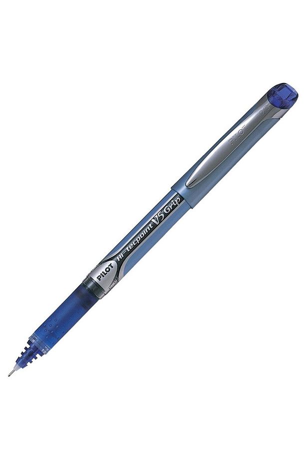 Roller Kalem V5 Grip Hi-Tecpoint İğne Uç 0.5 Mm Mavi Bxgpn-V5 (12 Li Paket) - 1
