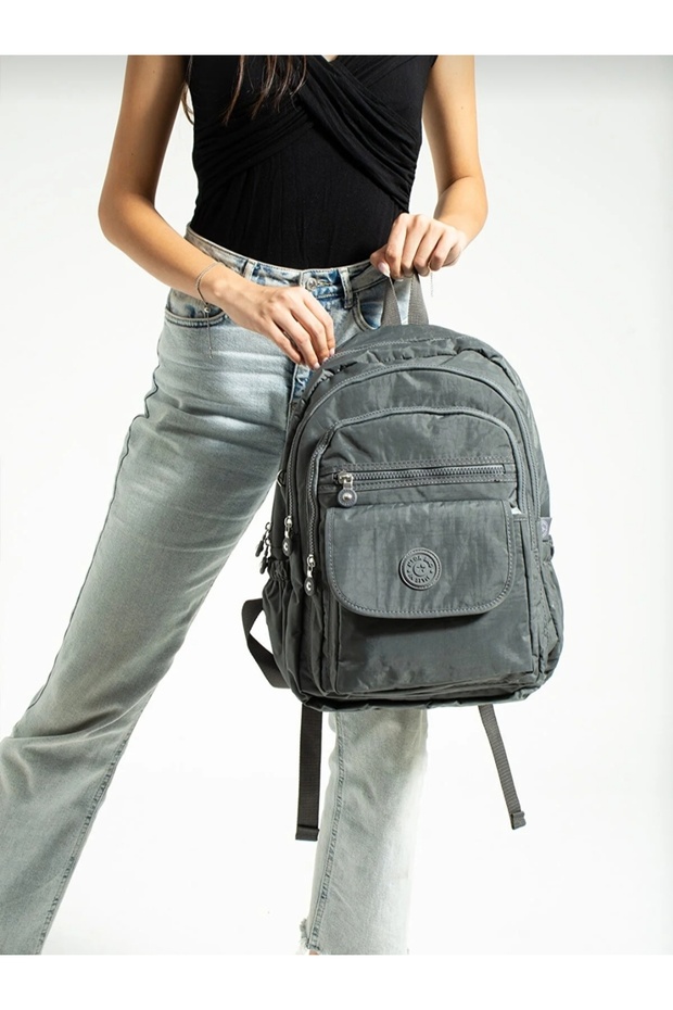 LARGE SIZE MULTIPLE COMPARTMENTS SCHOOL BAG UNISEX RAINPROOF - 6