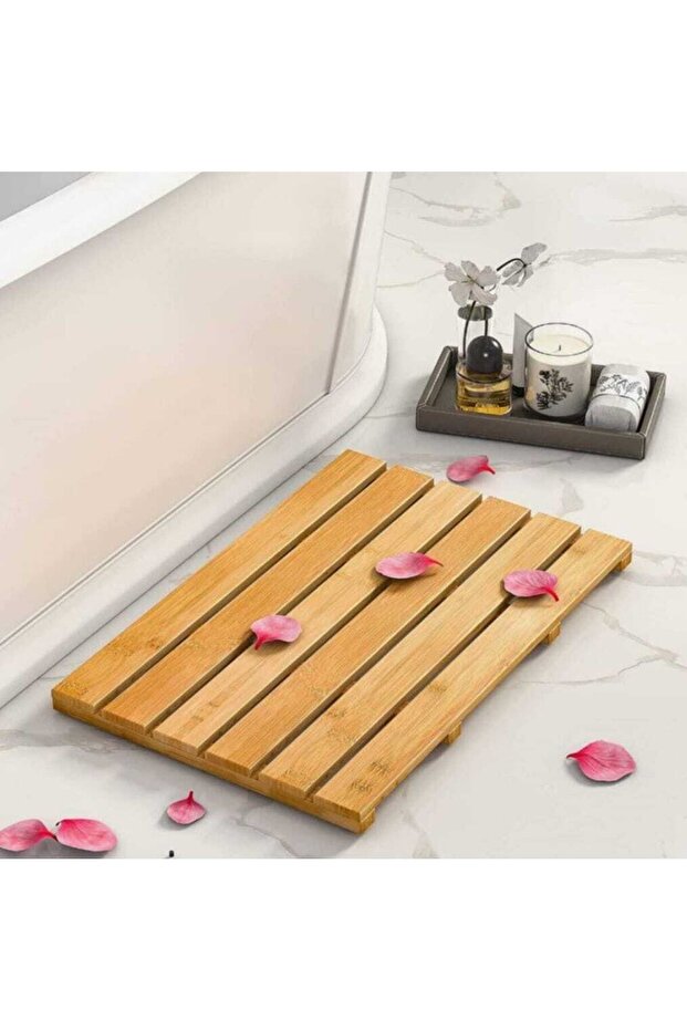 Ahşap Banyo Paspası - 1