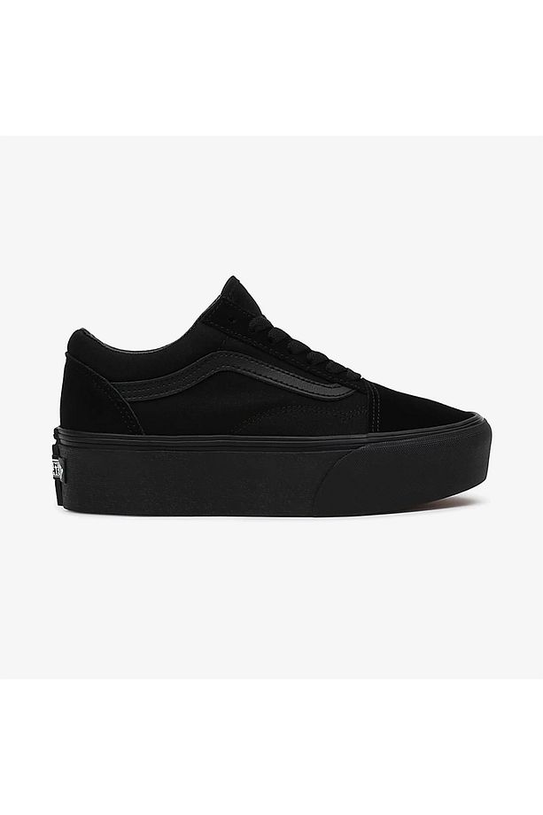 UA Old Skool Stackform Kadın Siyah Sneaker - 1