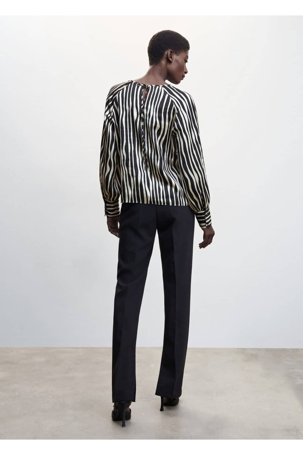 Hayvan Desenli Bluz - 4