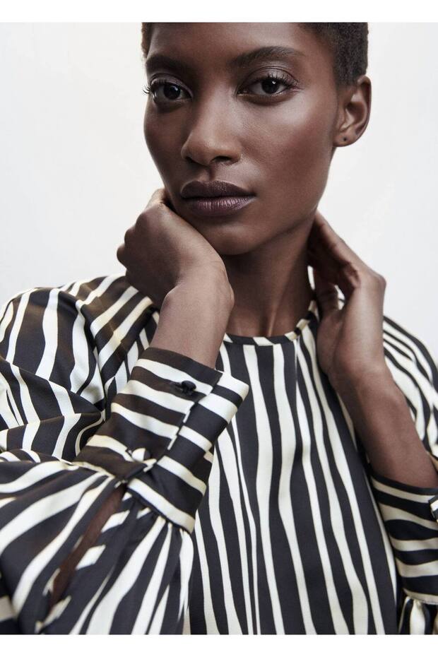 Hayvan Desenli Bluz - 7