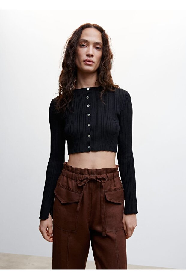 Keten Kargo Pantolon - 5