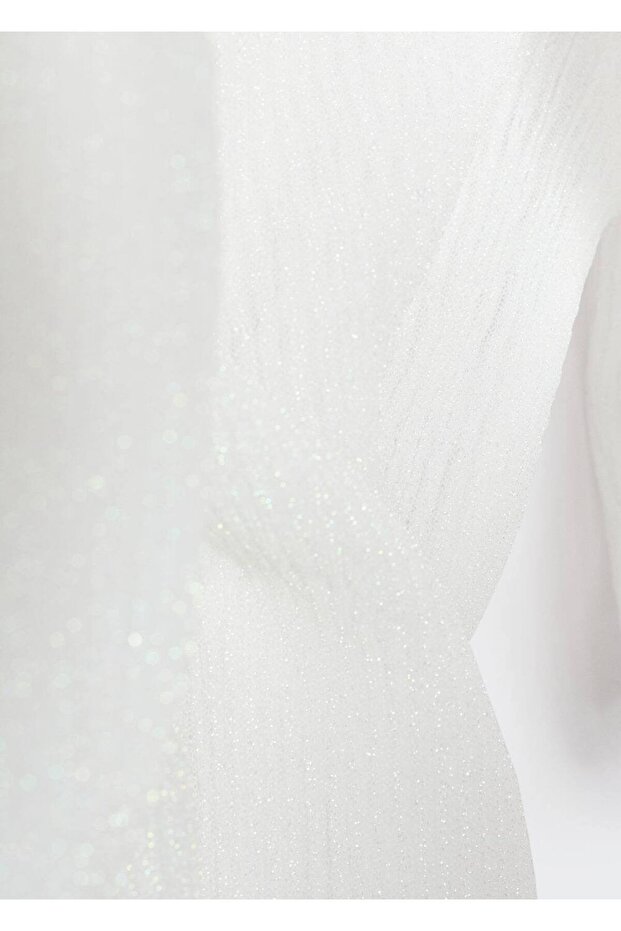 Yarı Şeffaf Triko Kazak - 7