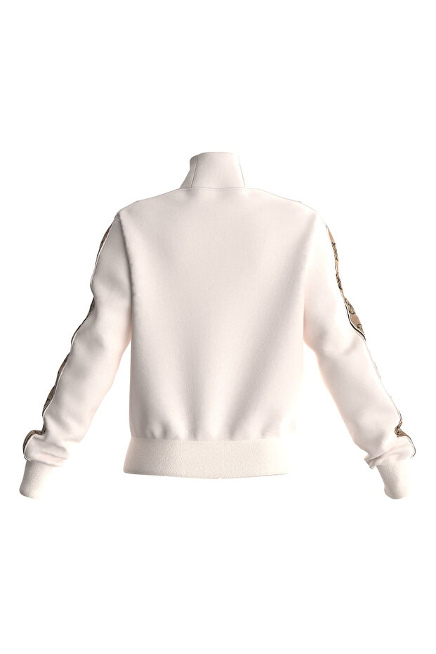 Zip Ceket, S, Krem - 2