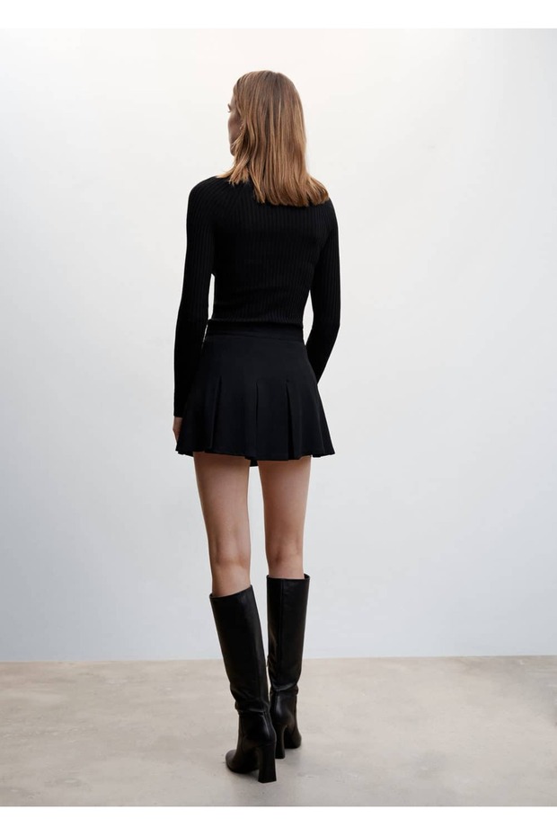 Geniş Pilili Etek - 4