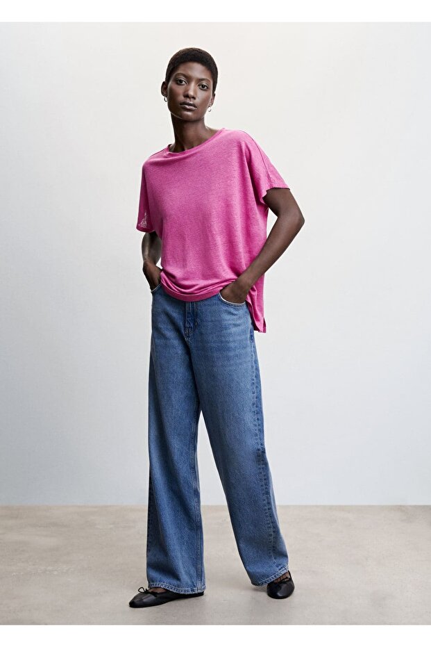 %100 Keten Tişört - 2