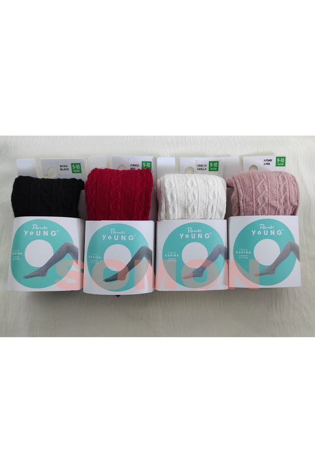 GIRL'S KNITWEAR KARINA PANTY SOCKS (PRETTY PANTY SOCKS) 4-PACK