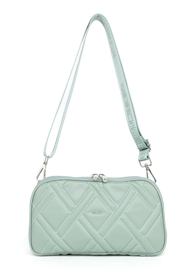 Women's Cross Strap Shoulder Bag Mint Green