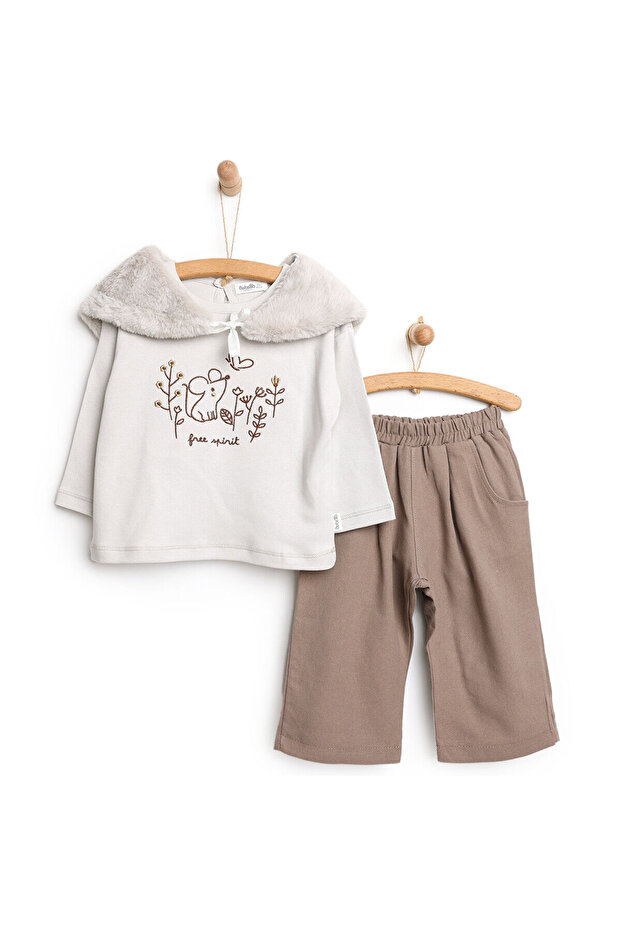 Basic Beuiful Things Bolero Tracksuit Set for Baby Girl