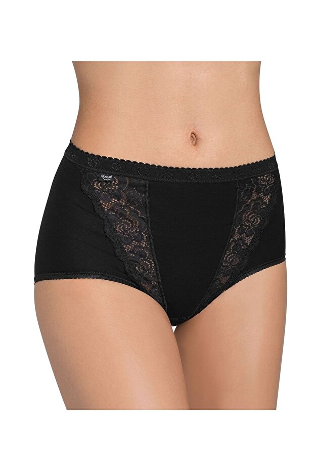 Damen Slip - Chic, Maxi, 4er Pack, einfarbig - 4