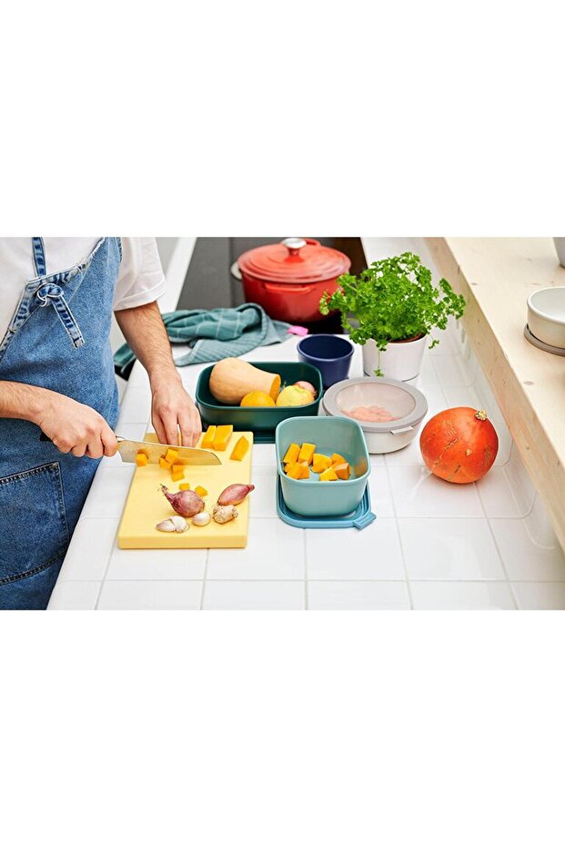 Multi Bowl Cirqula Rectangular Saklama Kabı 3000 Ml - 5