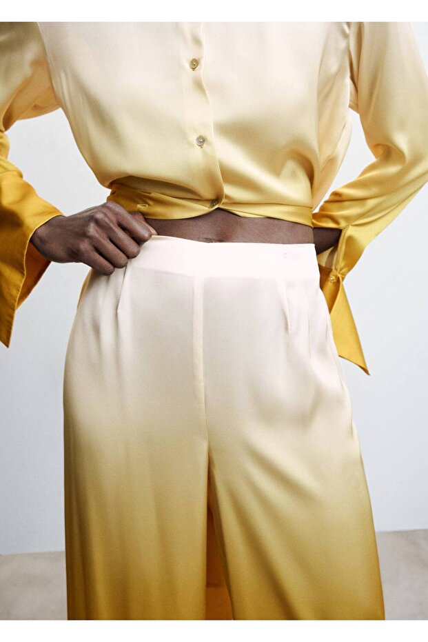 Degrade Saten Pantolon - 7