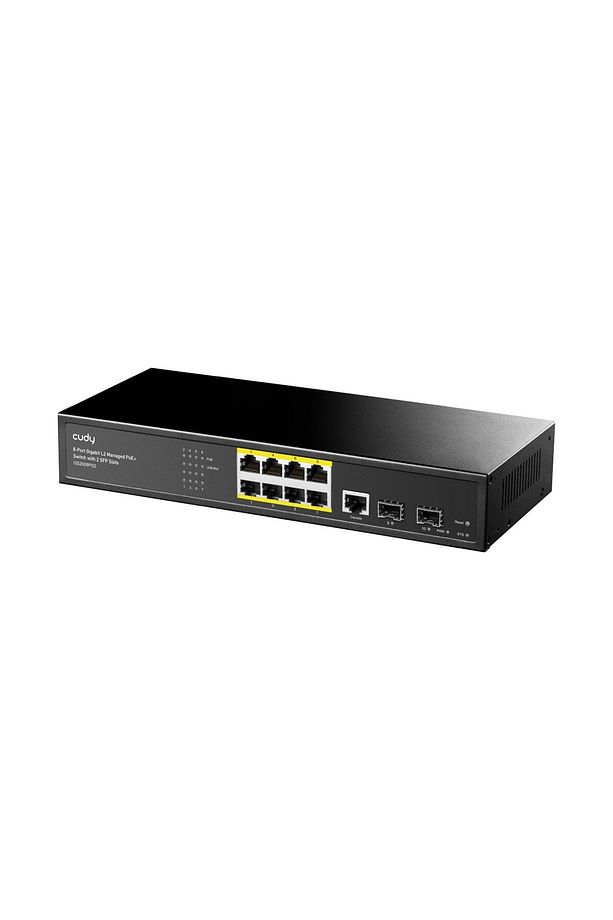 Gs2008ps2 2port Gigabit Sfp,1consol,2gigabit Combo,8 Port Poe L2 Yönetilebilir Gigabit Switch - 1