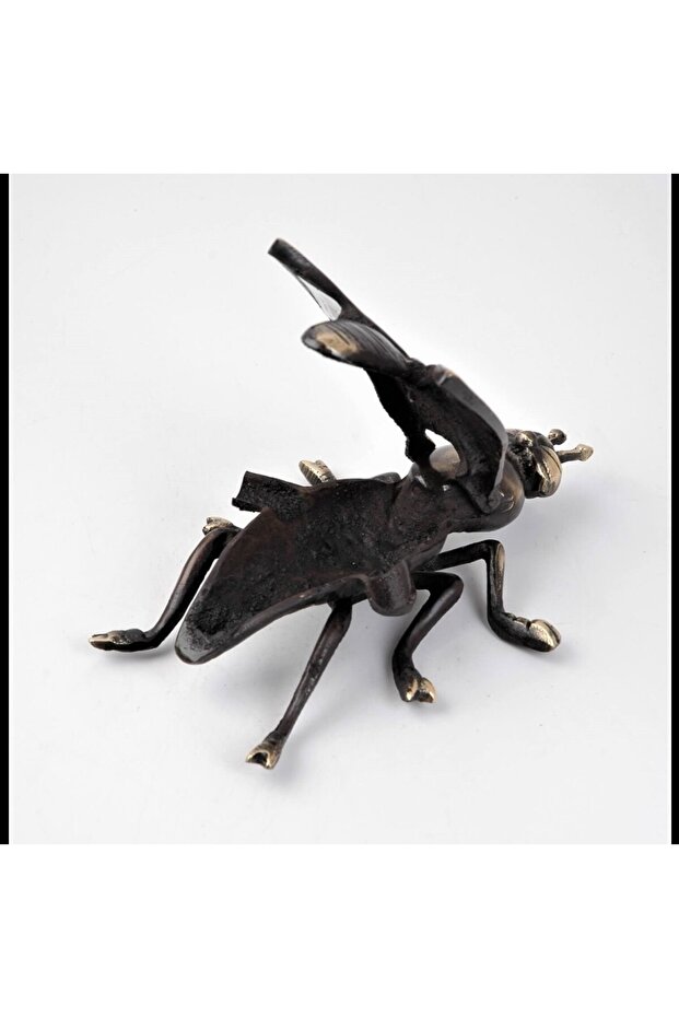 Solid Brass Fly Ashtray - 4