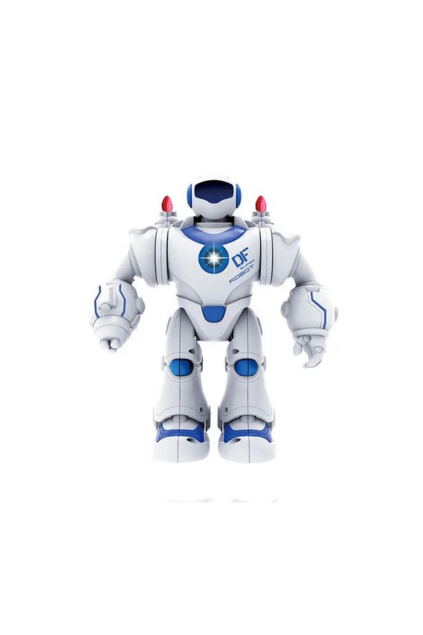 Sesli Ve Işıklı Savaş Robotu Mavi - 1