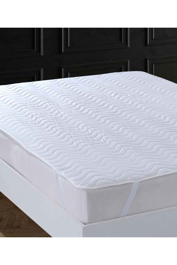 Cotton Collection Double Quilted Mattress Pad 180X200 cm Byz