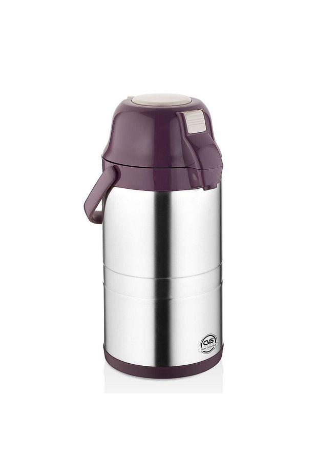 3,5 Litre Pompalı Çelik Termos - 3