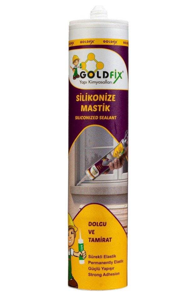 Silikonize Mastik 450 gr Antrasit