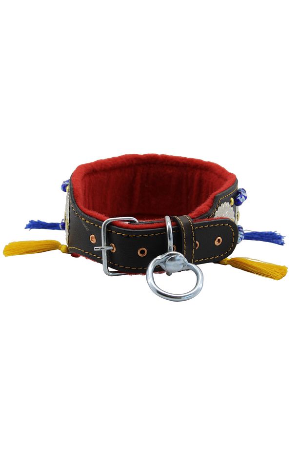 Püsküllü Deri Boyun Tasması, Sivas Kangalı, Malaklı, Çoban Köpeği, Akbaş, Kangal Köpek Tasması - 4