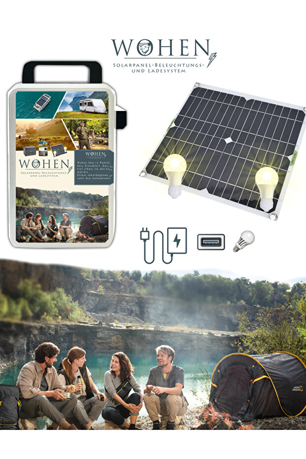 Kamp Aydınlatma ve Şarj Sistemi - 1