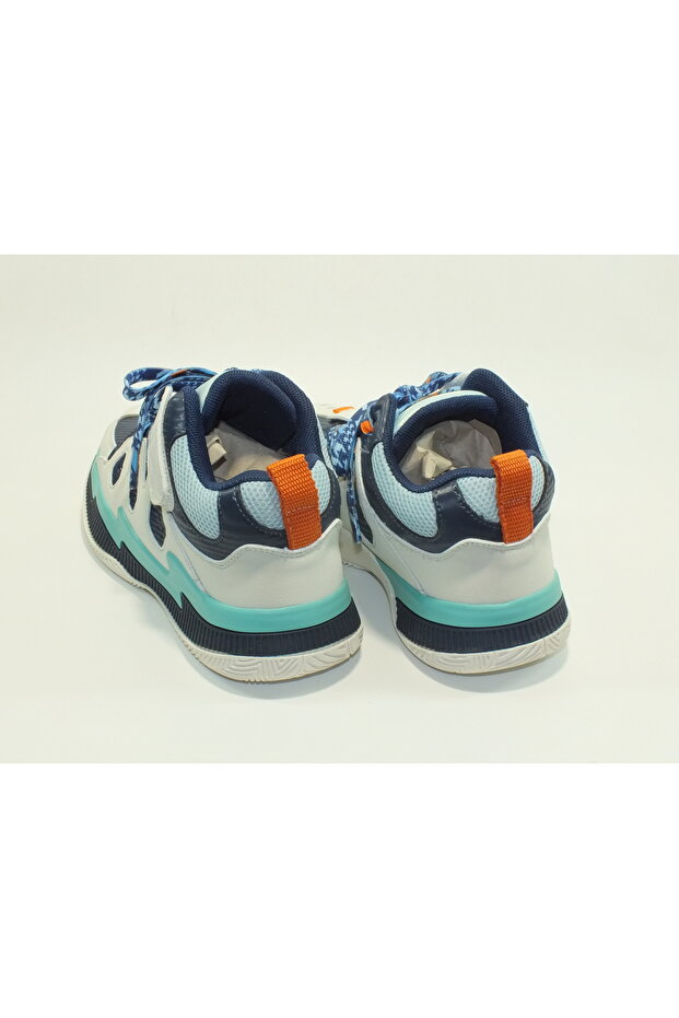 Dalgalı taban renkli sneaker - 3