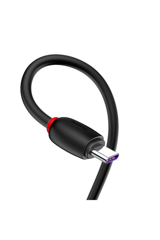Purple Samsung Huawei Xiaomi Uyumlu Type-c 5a Şarj Data Kablosu - 5