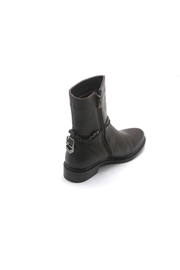 20713 Kadın Deri Bot - 2