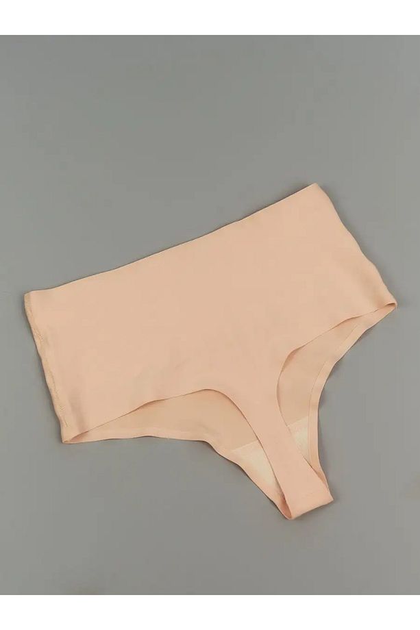 Arpina Model Yüksek Bel İz Yapmayan Slip String Model Sıkılaştırıcı Külot Ten Renk - 7