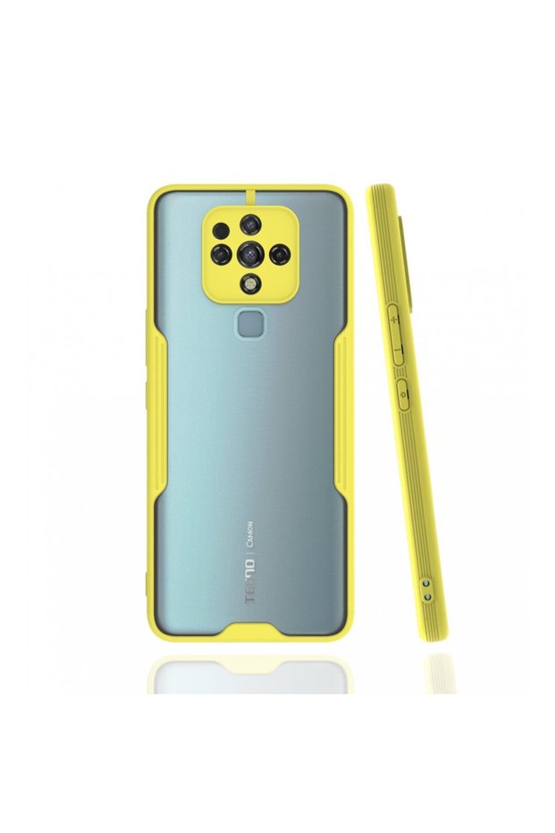 Camon 16 Case Platinum Silicone - Yellow