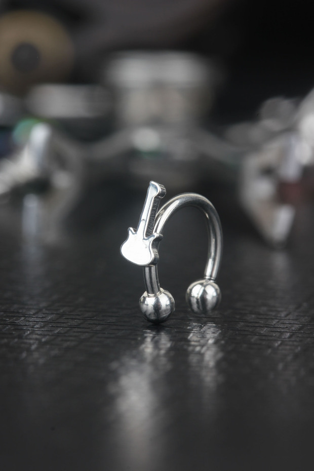 Yeni Set Piercing 11 Adet Tragus Kıkırdak Ve Tüm Kulak Için 1 Adet Sürpriz Ürün Sınırlı Sayıda - 5