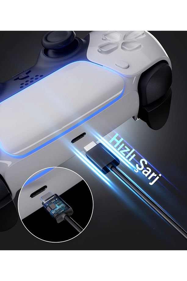 Ps5 Oyun Kolu Şarj Kablosu/xbox Series X-s/nintendo Switch Için Uyumlu Type-c Şarj Kablosu Usb C - 5