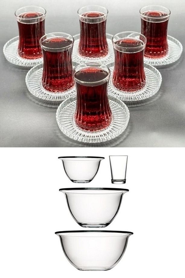 Arda Türkmen Hazırlık Set - Elysia Çay Bardağı Takımı - 1