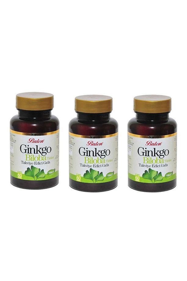 Ginkgo Biloba Tablet 600mg*60 3 Adet Ginkgo Ginko Biloba Tableti - 1