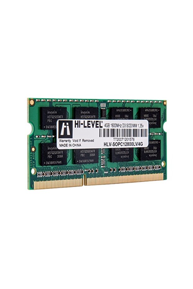 Hi-level 4gb ddr3 1600mhz notebook ram value hlv-sopc12800lv/4g 1.35volt (low voltage)