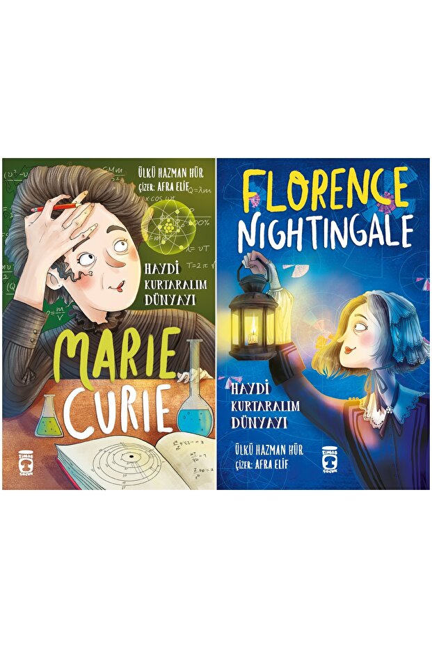 Haydi Kurtaralım Dünyayı 2'li Set - Florence Nightingale & Marie Curie
